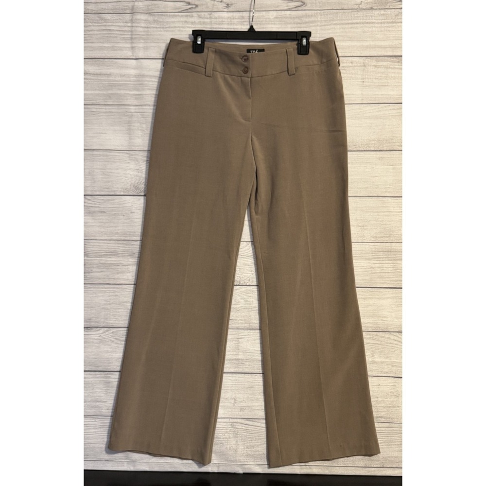 T.B.A. The Pixie Brown Pants Size 13 Stretch Flare Wide Leg Y2K
